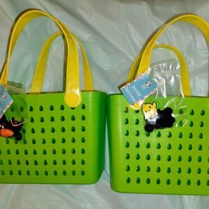 Bright Green Easter Tote Bag — Bogg Bag